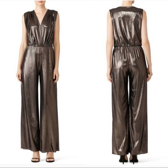 Amanda Uprichard Metallic Jumpsuit - Picture 2 of 11